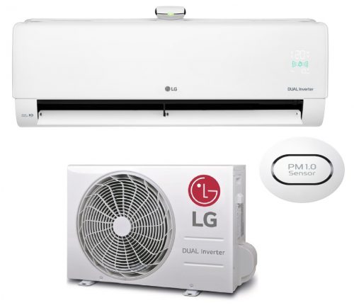 LG  DUALCOOL & PURE AP09RK oldalfali split (R32, 3,5 kW)