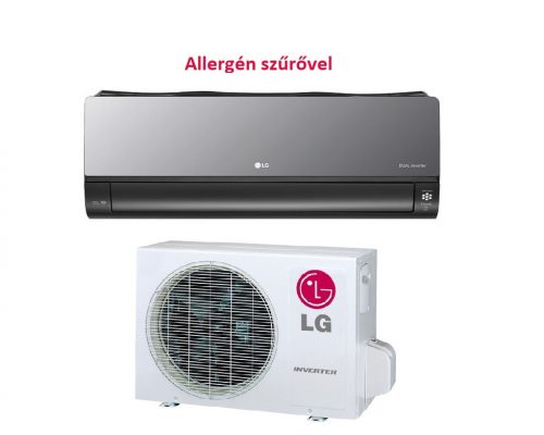 LG ARTCOOL AC09BK oldalfali split (R32; 2,6 kW; fekete) 