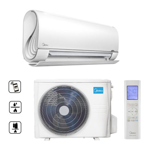 Midea Breezeless MSFAAU-09HRFN8 oldalfali monosplit klíma (2,6 kW)